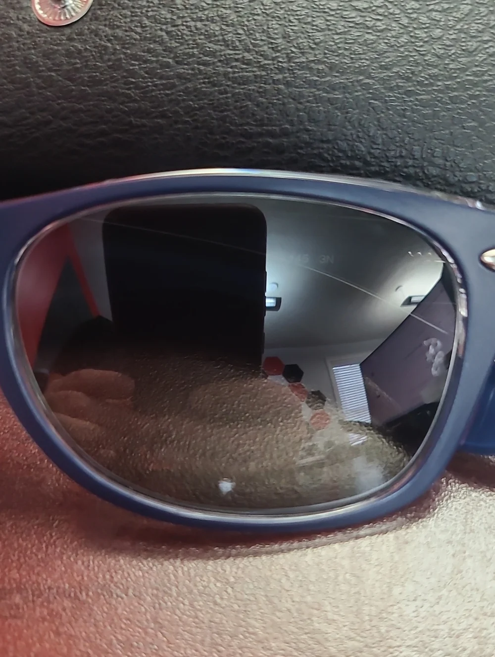 Ray-Ban Men's Matte Blue Wayfarer Sunglasses